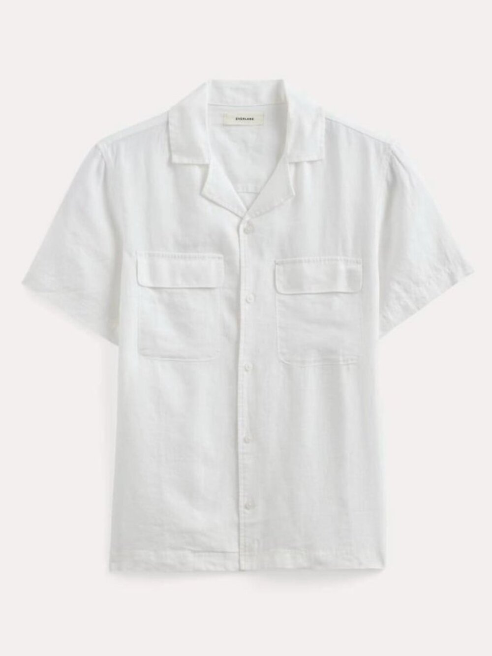 Everlane Linen Camp Shirt White Size L